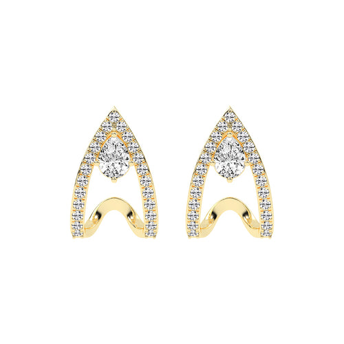 Apex Sparkle Contour Earrings