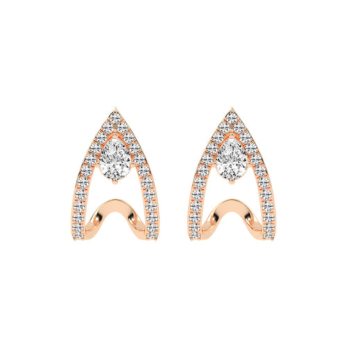 Apex Sparkle Contour Earrings