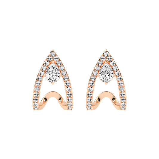 Apex Sparkle Contour Earrings