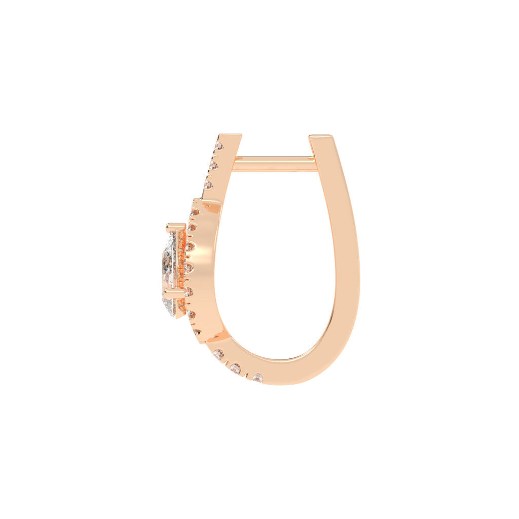 Tear of Light Pav Accent Earrings