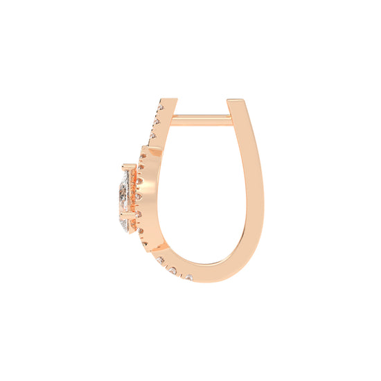 Tear of Light Pav Accent Earrings