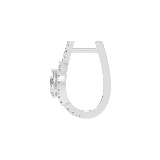 Tear of Light Pav Accent Earrings
