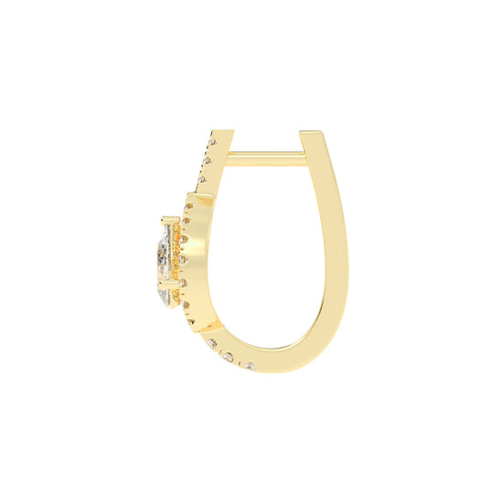 Tear of Light Pav Accent Earrings