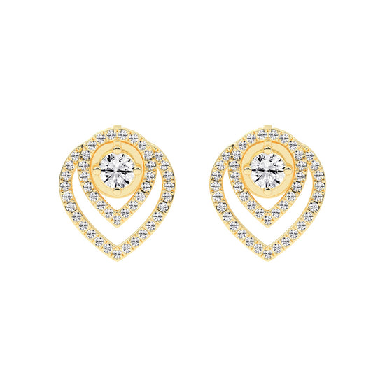Dual Drop Radiance Studs