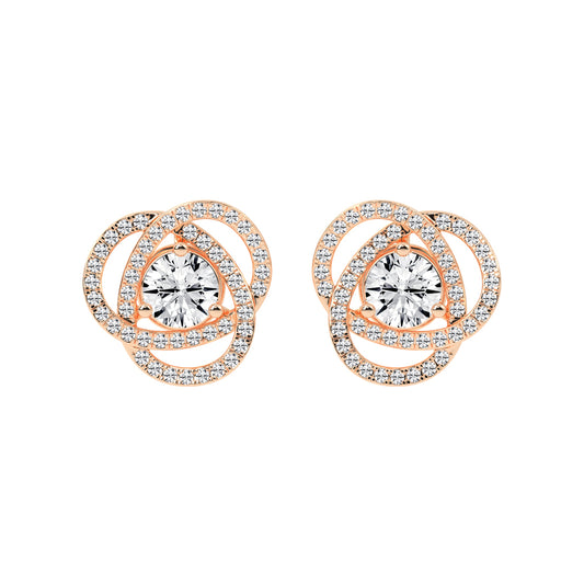Dazzling Blossom Stud Earrings