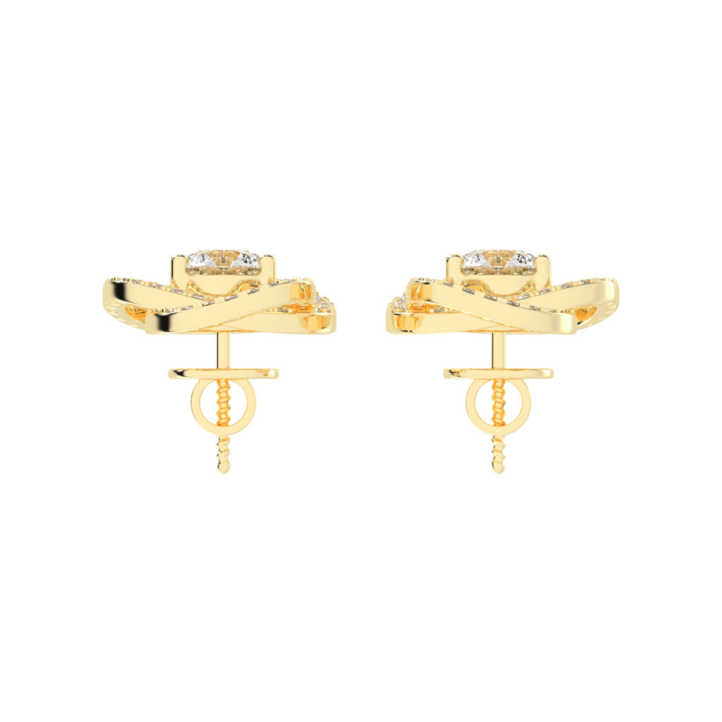 Dazzling Blossom Stud Earrings