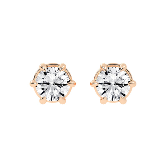 Wonderful Round Shape Studs Earrings