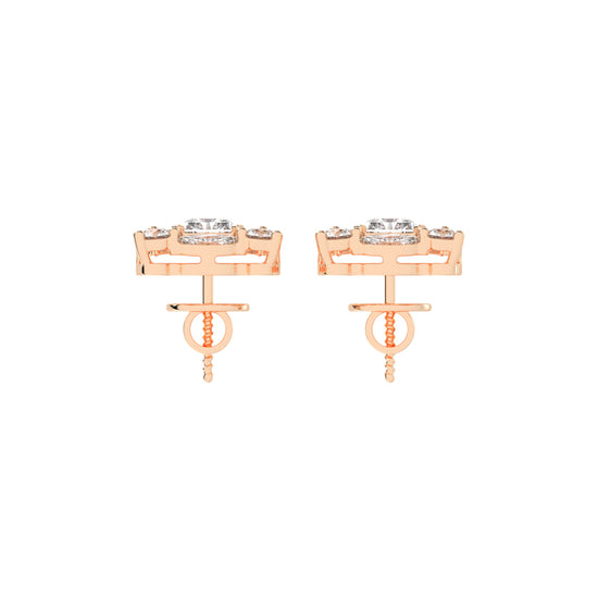 Radiant Cluster Stud Earrings