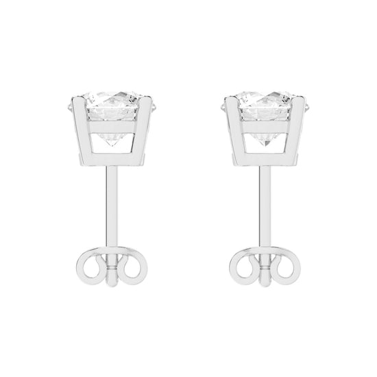 The Blush Solitaire Studs