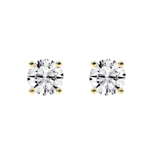 The Blush Solitaire Studs