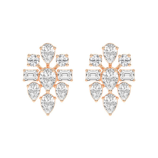 Aurora Blossom Cluster Studs