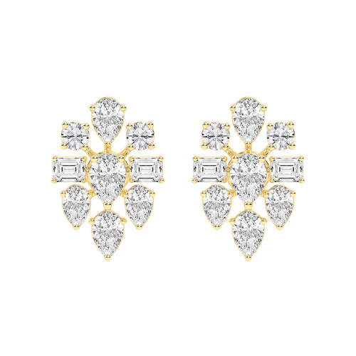 Aurora Blossom Cluster Studs