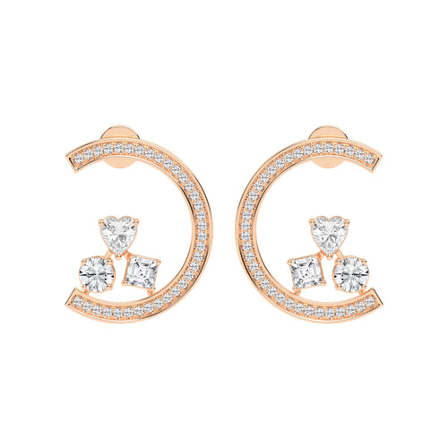 Crescent Lumina Embrace Earrings