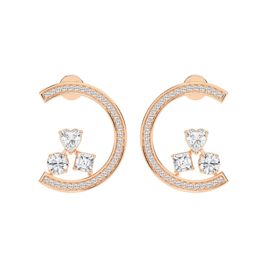 Crescent Lumina Embrace Earrings
