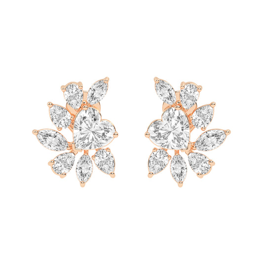 Petal Burst Diamond Studs