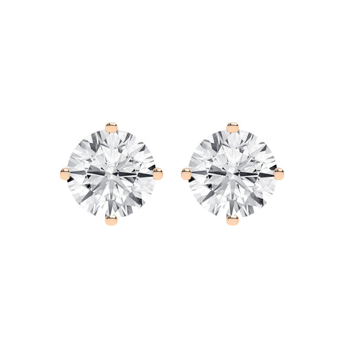 Timeless Brilliance Solitaire Diamond Studs