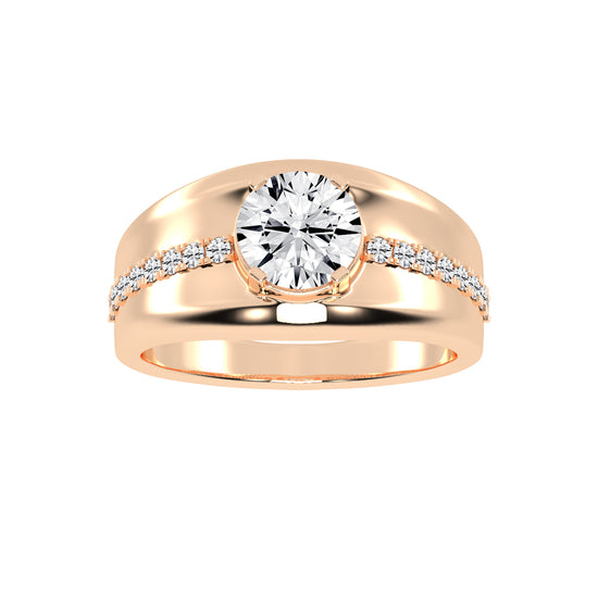 225Ct Round Shape Rings