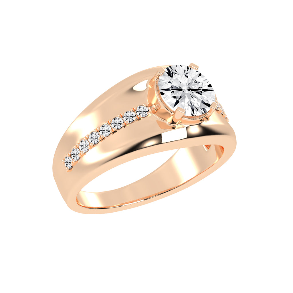 225Ct Round Shape Rings