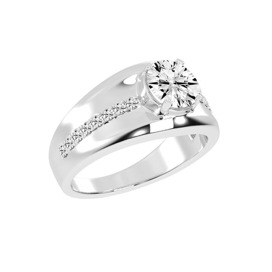 225Ct Round Shape Rings