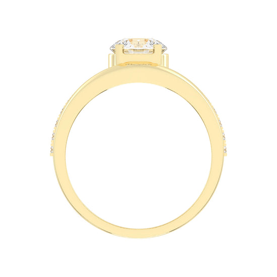 225Ct Round Shape Rings