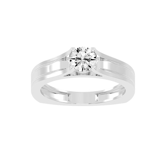 075Ct Round Shape Rings