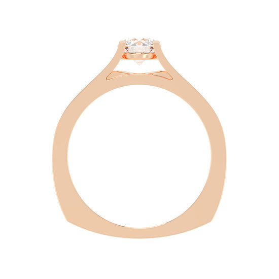 075Ct Round Shape Rings