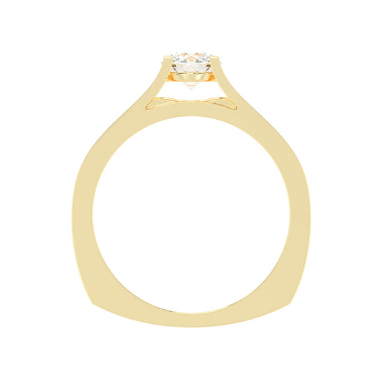 075Ct Round Shape Rings