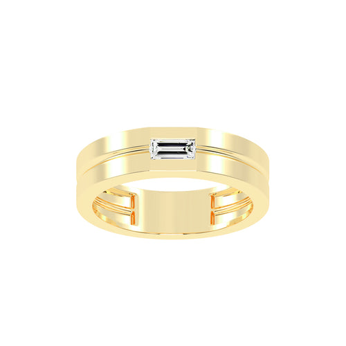 Twirling Elegance Buguette Shape Rings