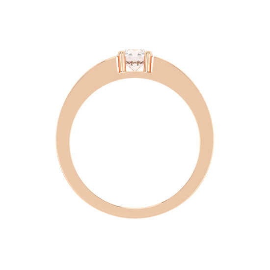 050 Ct Round Shape Rings