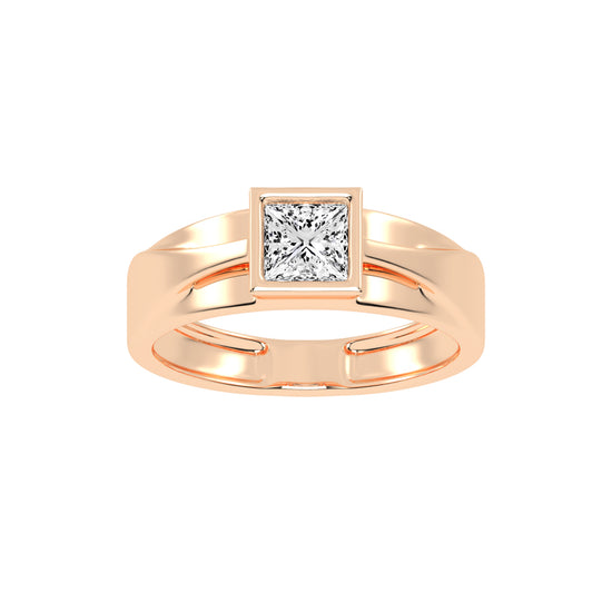 100Ct Princess Shape Solitaire