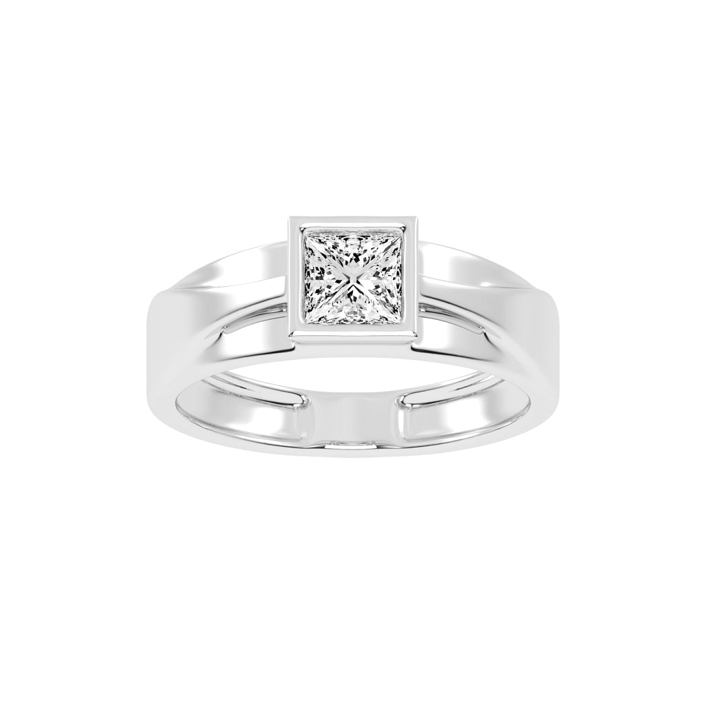 100Ct Princess Shape Solitaire