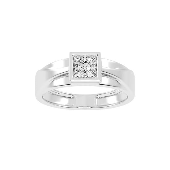 100Ct Princess Shape Solitaire