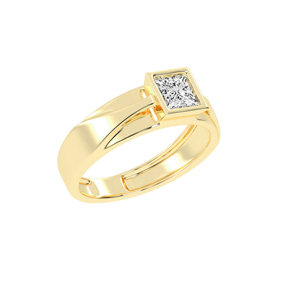 100Ct Princess Shape Solitaire