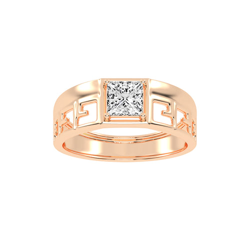 1.00Ct Princess Shape Solitaire