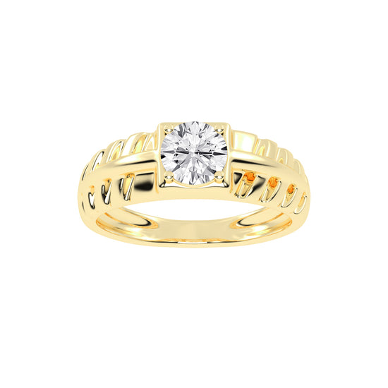 100Ct Round Shape Solitaire