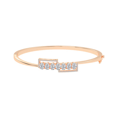 Briona Oval Cut Kada Lab Diamond Bracelet