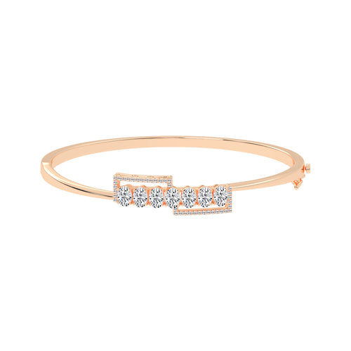 Briona Oval Cut Kada Lab Diamond Bracelet