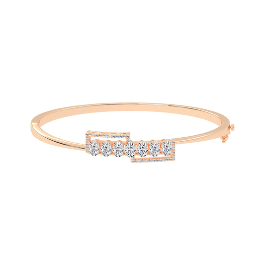 Briona Oval Cut Kada Lab Diamond Bracelet