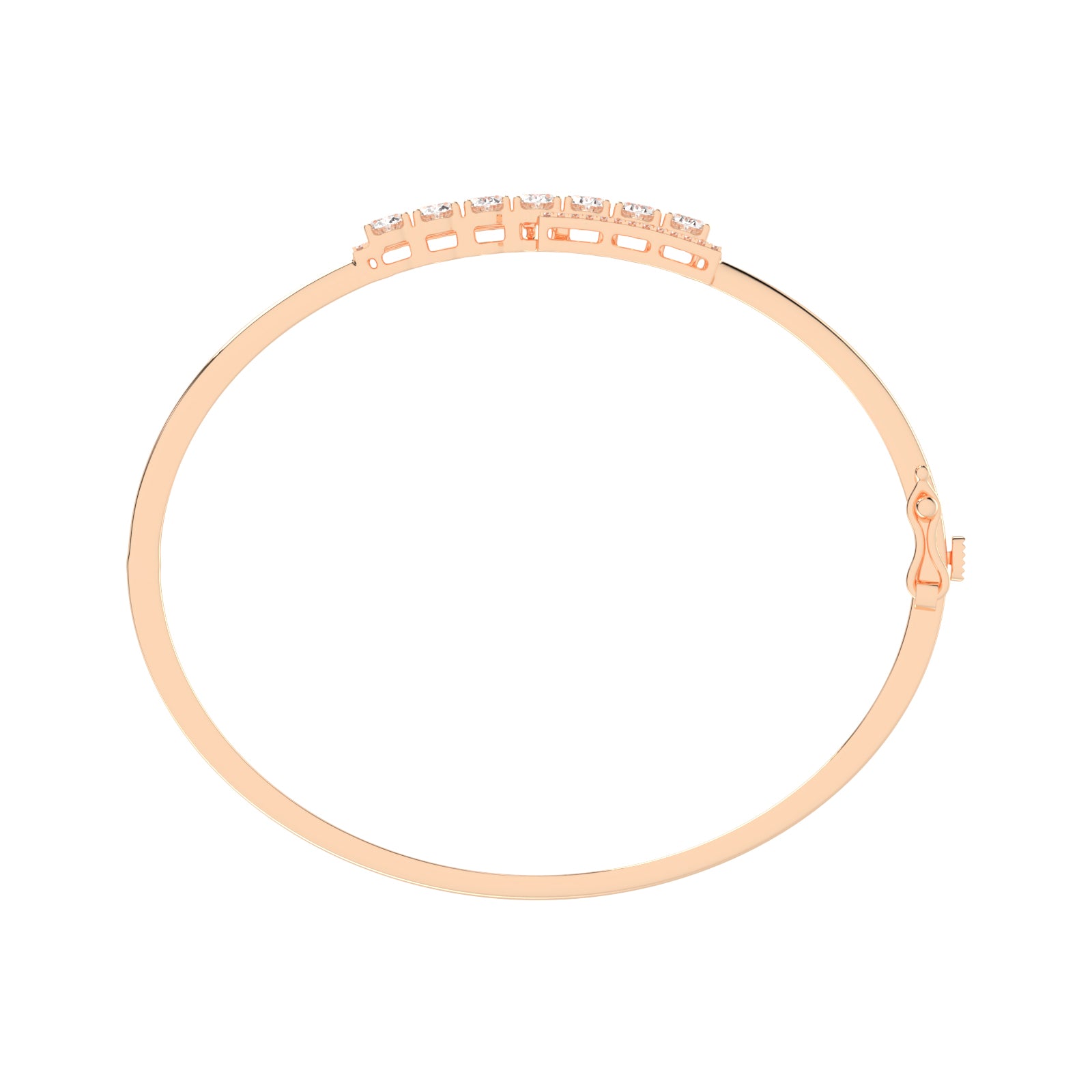 Briona Oval Cut Kada Lab Diamond Bracelet