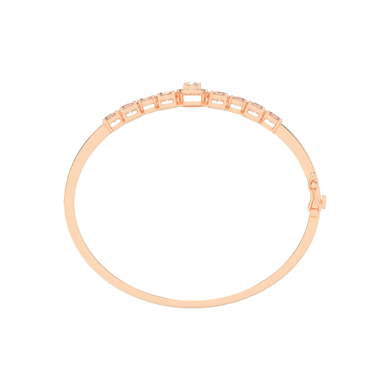 Melora Oval Cut Kada Lab Diamond Bracelet