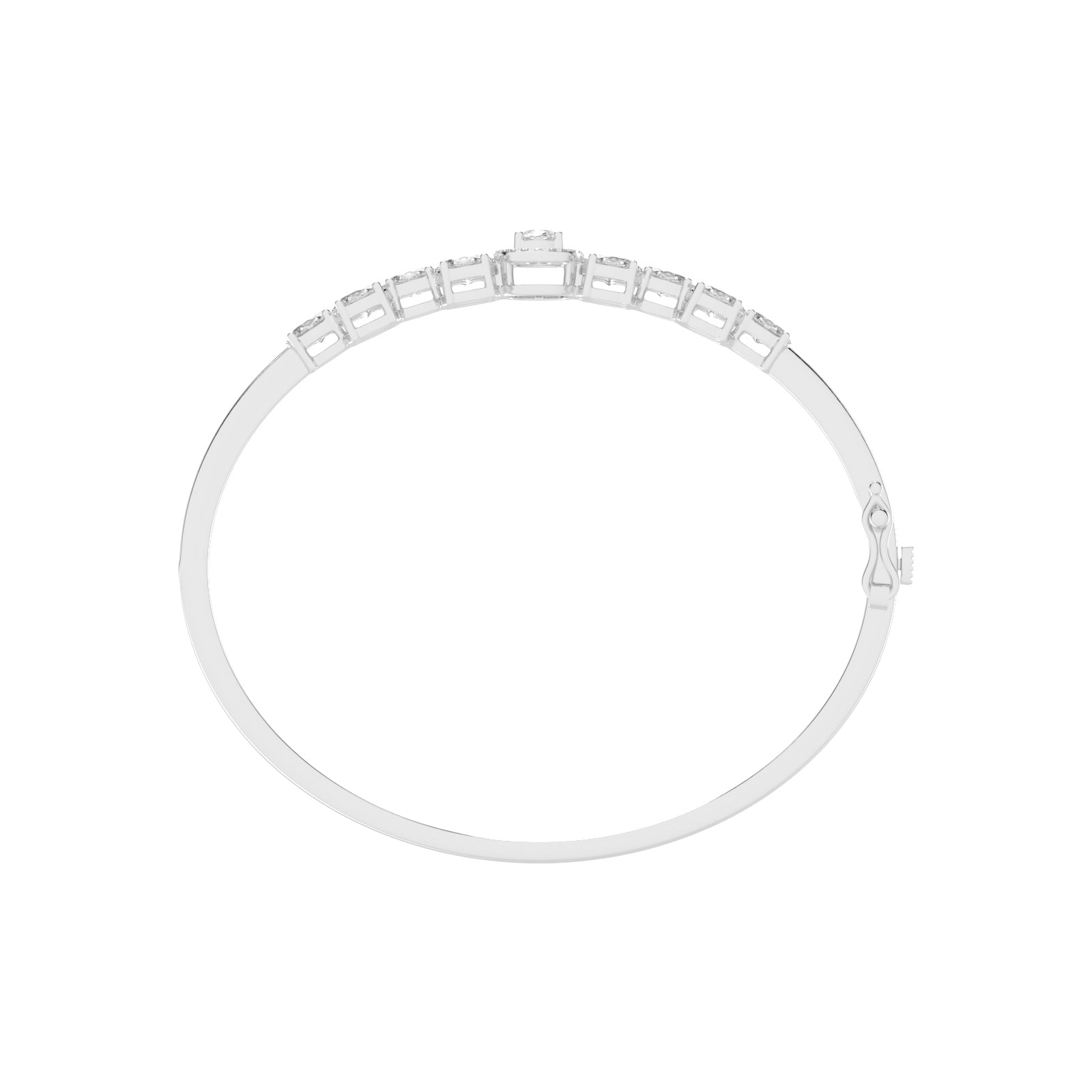 Melora Oval Cut Kada Lab Diamond Bracelet