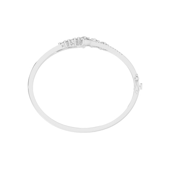 Arelis 375Ct Bypass Pear Cut Kada Lab Diamond Bracelet