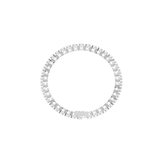 Eterna Shine 325Ct Bezel Setting Round Cut Delicate Lab Diamond Bracelet
