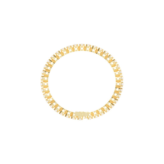 Eterna Shine 325Ct Bezel Setting Round Cut Delicate Lab Diamond Bracelet