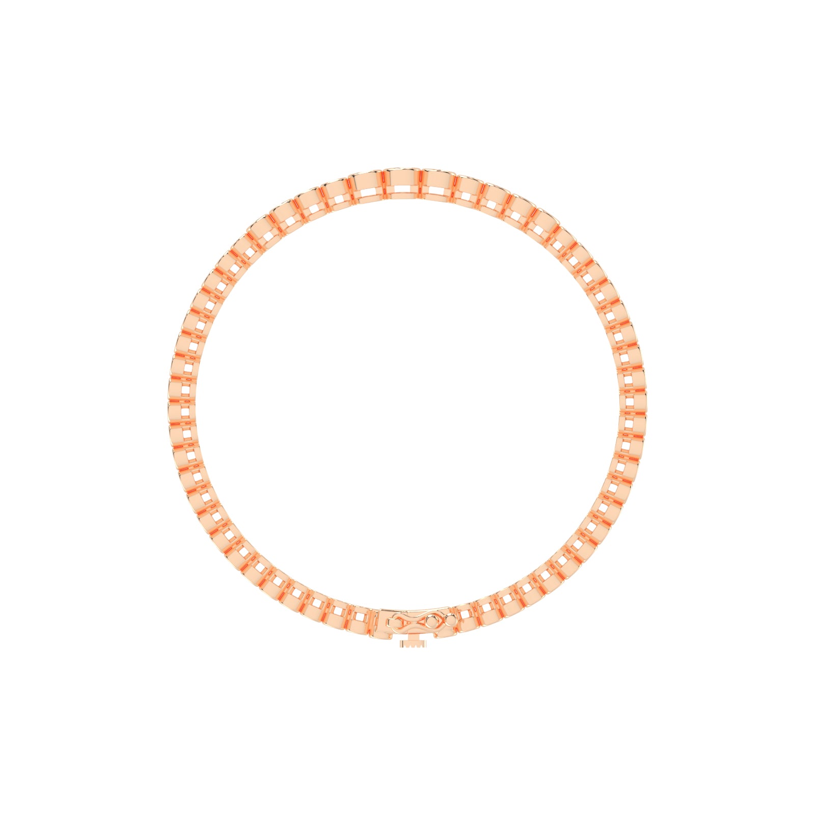 Livia 125Ct Bezel Round Cut Tennis Lab Diamond Bracelet