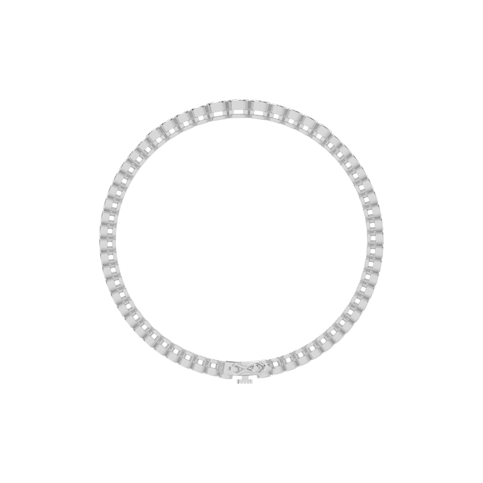 Livia 125Ct Bezel Round Cut Tennis Lab Diamond Bracelet