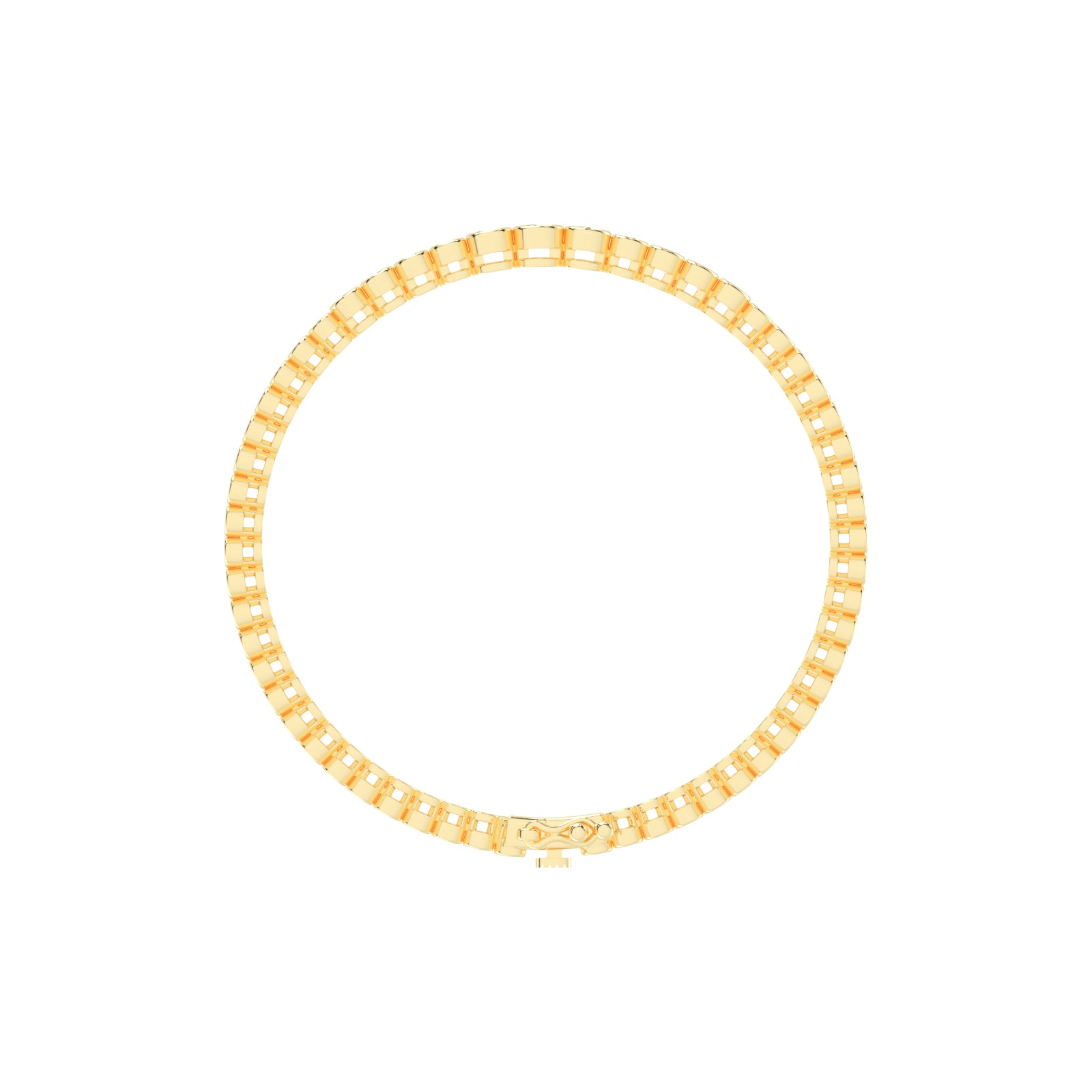 Livia 125Ct Bezel Round Cut Tennis Lab Diamond Bracelet