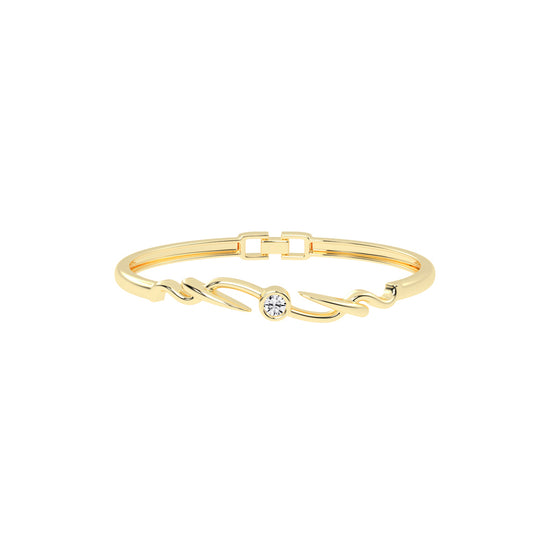 Ilyra Loop Round Cut Kada Lab Diamond Bracelet