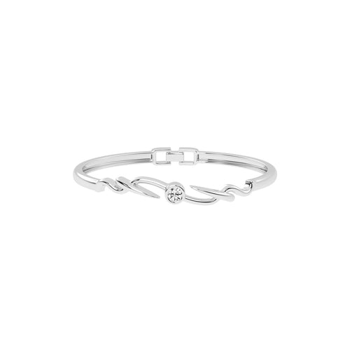 Ilyra Loop Round Cut Kada Lab Diamond Bracelet