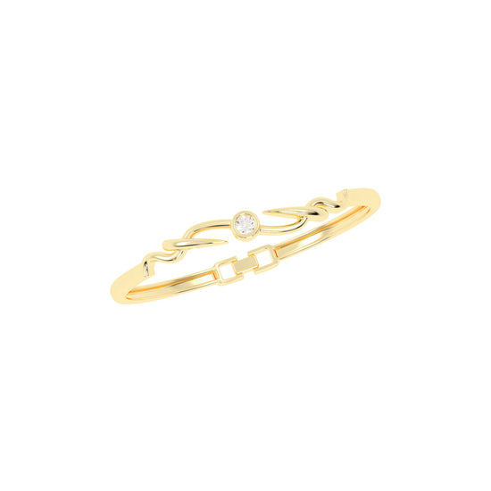Ilyra Loop Round Cut Kada Lab Diamond Bracelet